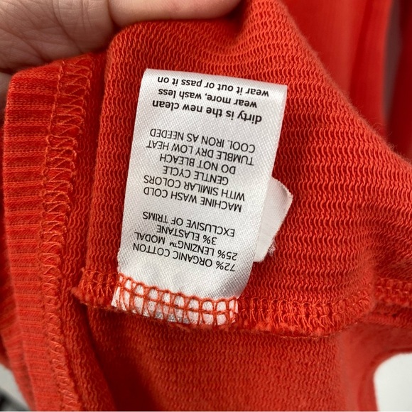 Toad&Co Ponderosa LS Dress Red Long Sleeve Ribbed Midi Dress Small - Picture 3 of 11